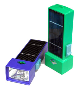 solar led flashlight from China